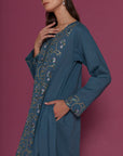 Tamora Peacock Cotton Kaftan