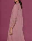 Perdita Rose Blush Cotton Kaftan
