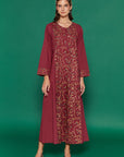 Tamora Amethyst Cotton Kaftan