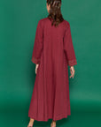 Tamora Amethyst Cotton Kaftan