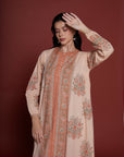 Dilneshin Peach Cotton Kaftan