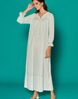 Wind Flower Cotton Nightdress