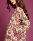 Gol - E - Anar Surkh Cotton Kaftan