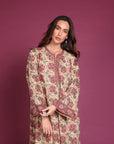 Gol - E - Anar Surkh Cotton Kaftan