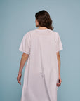 Nerissa White Cotton Nightdress