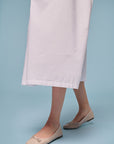 Elara White Cotton Nightdress