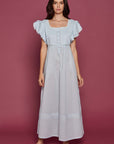 Alivia Blue Cotton Nightdress