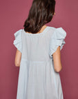 Alivia Blue Cotton Nightdress