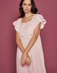 Alivia Pink Cotton Nightdress