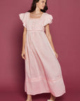 Alivia Pink Cotton Nightdress
