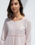 Anemone Pink Cotton Nightdress