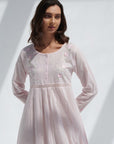 Anemone Pink Cotton Nightdress
