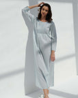 Camellia Blue Cotton Nightdress