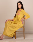 Amber Yellow Rumi Kaftan