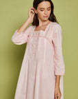 Clematis Pink Cotton Nightdress
