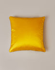 Fresia Yellow Silk Cushion Cover (60cm x 60cm)