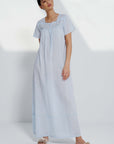 Dazi Blue Cotton Nightdress