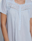 Dazi Blue Cotton Nightdress