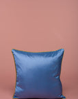 Dust Blue Silk Cushion (45cm x 45cm)