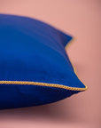Fedral Blue Silk Cushion (45cm x 45cm)