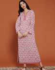 Ferdaus Jaal Printed Coton Kaftan
