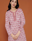 Ferdaus Jaal Printed Coton Kaftan