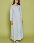 Fleurine Blue Cotton Nightdress
