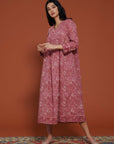Gulabi Ambi Cotton Kaftan