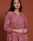 Gulabi Ambi Cotton Kaftan