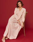 Gulabi Gazelli Kaftan
