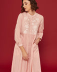 Gulabi Paridaiza Kaftan