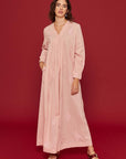 Gulabi Sanober Bagh Kaftan