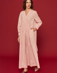 Gulabi Sanober Bagh Kaftan