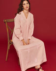 Gulabi Sanober Bagh Kaftan