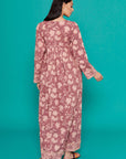 Gulista Pink Cotton Kaftan