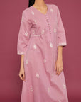 Hunar Lilas Kaftan