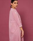 Hunar Lilas Kaftan