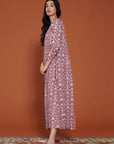 Laal Mahtab Bagh Cotton Kaftan