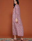 Laal Mahtab Bagh Cotton Kaftan