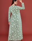 Narjee Green Kaftan