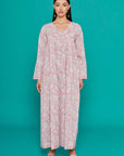 Narjee Pink Cotton Kaftan