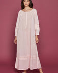 Perach Pink Cotton Nightdress