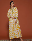 Pila Vasant Cotton Kaftan