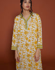 Pila Vasant Cotton Kaftan