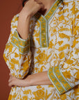 Pila Vasant Cotton Kaftan