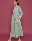 Sah Kulu Granite Green Kaftan