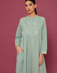 Sah Kulu Granite Green Kaftan