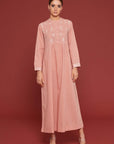 Sah Kulu Muted Clay Cotton Kaftan