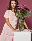 Evanthie Pink Cotton Nightdress