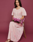 Elodia Pink Cotton Nightdress